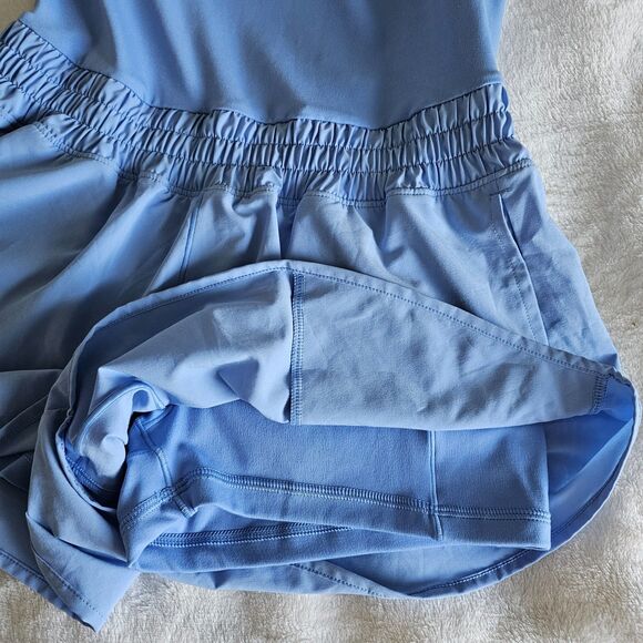 NWT Offline by Aerie Real Me Hot Stuff Light Blue Athletic Romper Size M - Picture 7 of 8